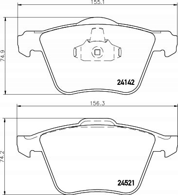 KIT DISQUES FREIN 316MM PLAQUETTES AVANT VOLVO S80 II 2006-2016R.