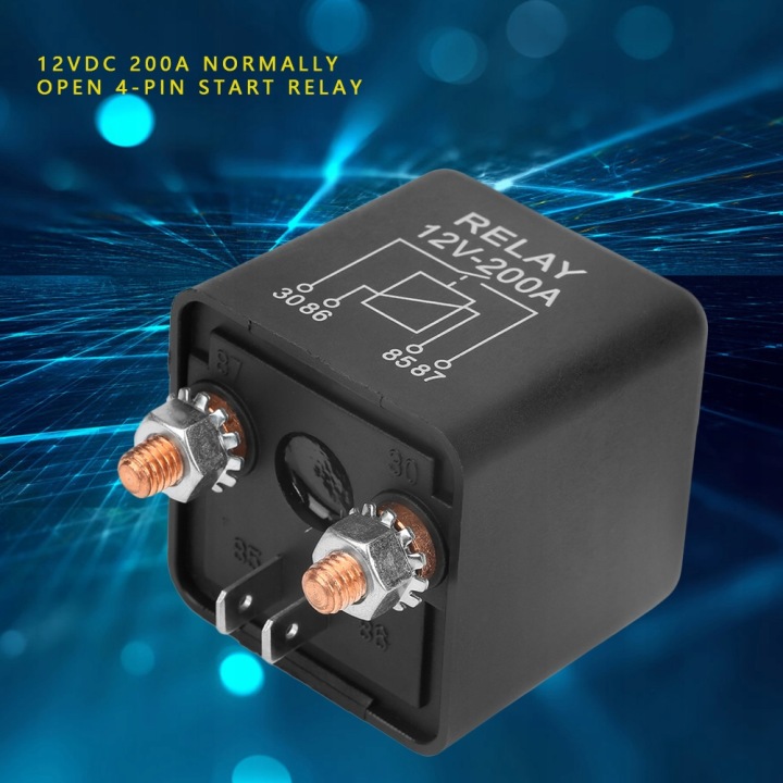 2× RELAIS AUTOMOBILE 12V 200A NORMALNIE OUVERT