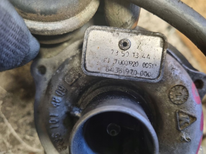 TURBOCOMPRESSEUR OPEL CORSA C MERIVA A 1.3 CDTI 73501344 100% FONCTIONNEL