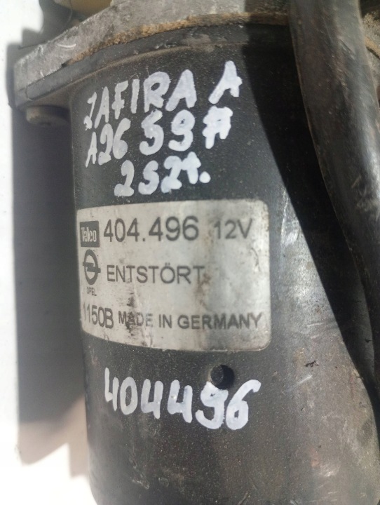 MÉCANISME PETIT MOTEUR ESSUIE-GLACES AVANT OPEL ZAFIRA A 404496