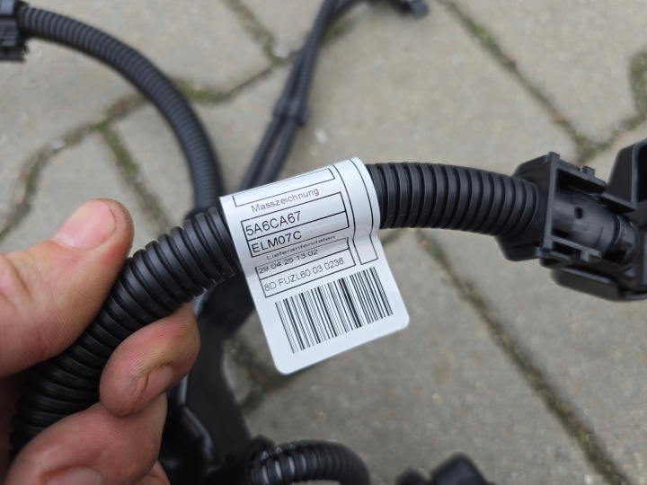 INSTALLATION ÉLECTRIQUE MOTEUR BMW 5A6CA66 5A6CA67 5B251153 5B261152 5B248142