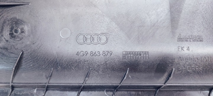 GARNITURE COLLECTEUR COUVERCLES DE COFFRE AUDI A6 C7 4G9863879