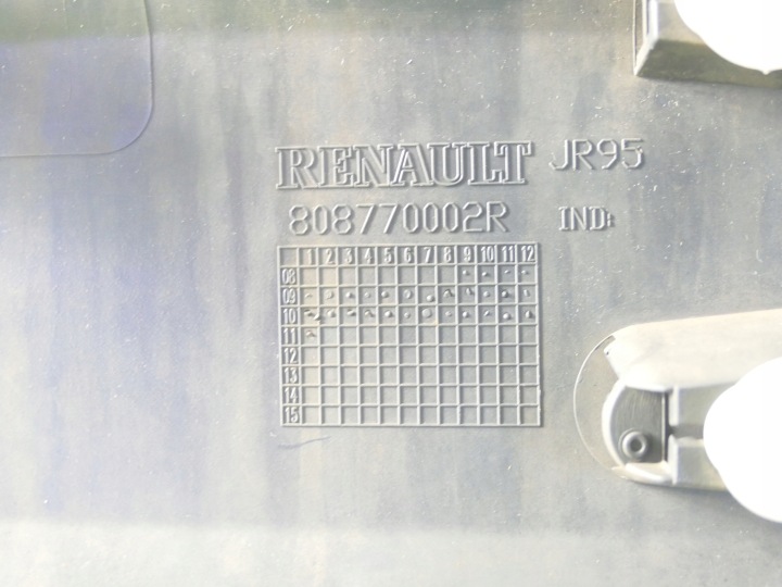 MOULURE PORTES AVANT GAUCHE AVANT GAUCHE PRZETARTA RENAULT SCENIC III 09-11R.