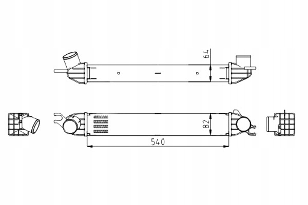 HART INTERCOOLER RADUADOR AIRE COOPER S 1.6 06- 