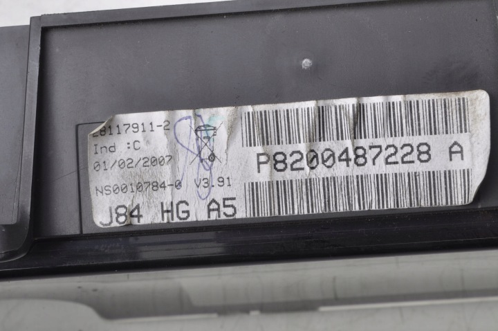 RENAULT SCENIC II COMPTEUR TABLEAU DE BORD 8200487228A