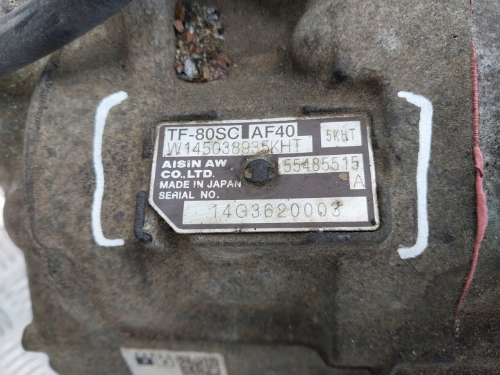 BOÎTE DE VITESSES AUTOMATE 55485515A TF-80SC AF40 2.0 CDTI OPEL ZAFIRA C