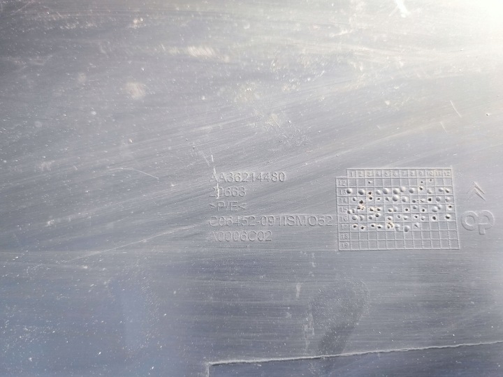 DIFFUSEUR SPOILER PARE-CHOCS ARRIÈRE CITROEN C4 GRAND PICASSO II 2 13- AA36214480