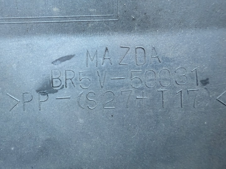 PARE-CHOCS AVANT AVANT MAZDA 3 BK HAYON LIFT SPORT 06R- BR5V-50031