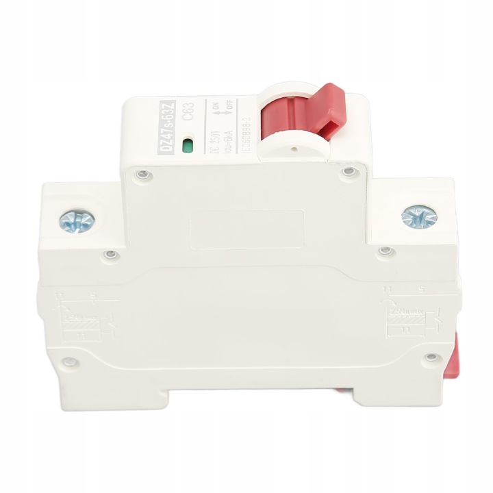 MINIATUROWY INTERRUPTEUR AUTOMATIQUE ISOLATEUR OBWODU COURANT STALEGO DZ47S 63Z