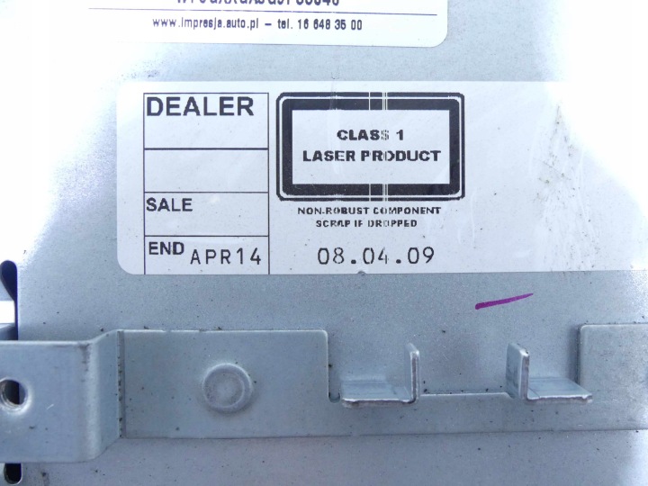 RADIO D'USINE LECTEUR DE CARTE FORD FIESTA MK7 8A6T-18C815-BN