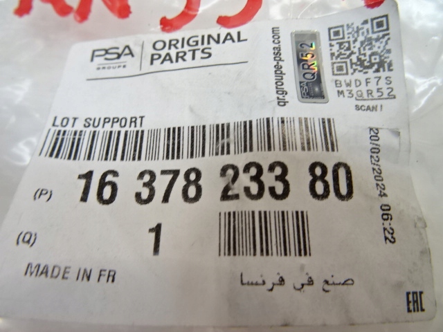 PEUGEOT 508 II GLISSIÈRE FIXATION JOINTS PARE-CHOCS GAUCHE DROIT AVANT NEUF JEU