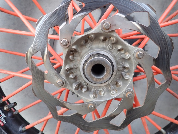 KOLO AVANT 21 X 1.60 EXCEL ARRIÈRE 19 X 2.50 PNEU DISQUE KTM SX 250 SX-F 450