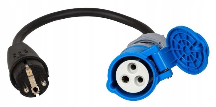 ADAPTATEUR PRISE CEE 16/3 CAMPING ADAPTATEUR RÉDUCTION PUCE 16A 230V