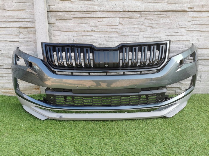 SKODA KODIAQ RS SPORT LINE 565 16-19 PARE-CHOCS AVANT 6XPDC GRILLE 565807221