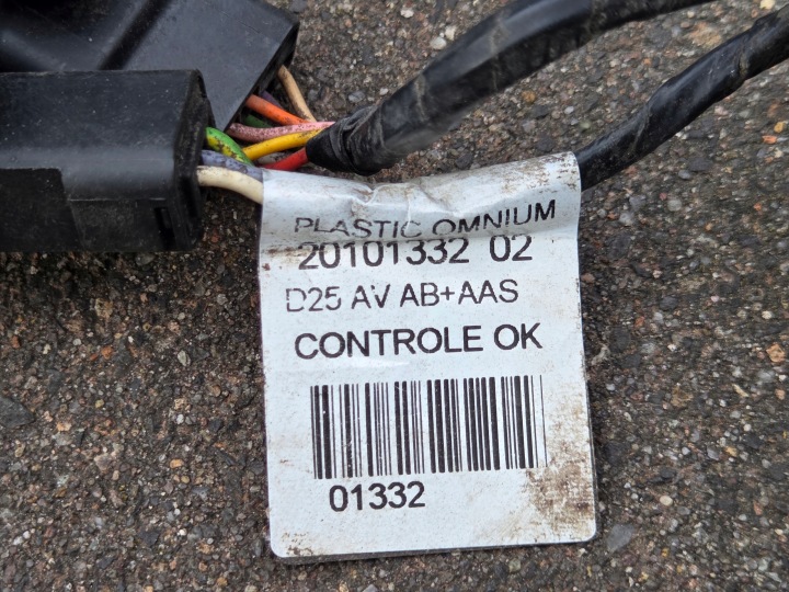 PEUGEOT 407 COUPÉ FAISCEAU DE CÂBLES AVANT PDC+6XCZUJNIK 20101332 9653211577XT