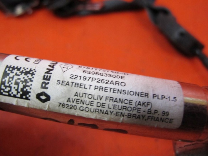 RENAULT CLIO 5 V B7 2019- CEINTURE DE SÉCURITÉ TENDEUR GAUCHE AVANT AVANT