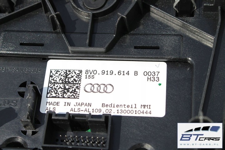 AUDI A3 KIT MMI PANNEAU MONITEUR LECTEUR DE CARTE 8V0035889A 8V0919614B 8V091960