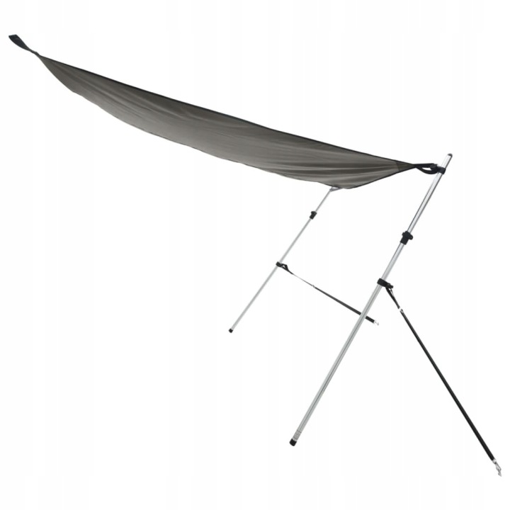 EXTENSION ZADASZENIA VERS LODZI, ANTRACYT, 174X205X(115-194) CM