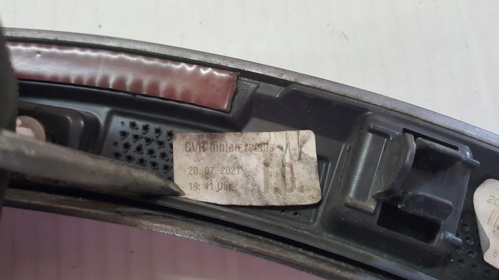 MOULURE GARDE-BOUE DROIT ARRIÈRE AUDI Q7 4M0853818H DÉMONTAGE