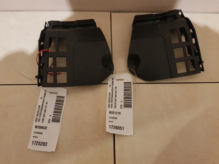 DROIT GLISSIÈRE PARE-CHOCS VOLVO XC40 EX40 C40 EC40 2018- 32341535 OE