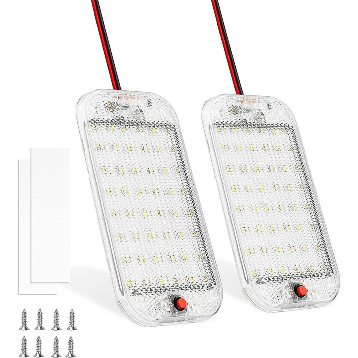 PHARE SUFITOWA LED INTÉRIEUR AUTO BUS 12V 48LED 800LM PIÈCE