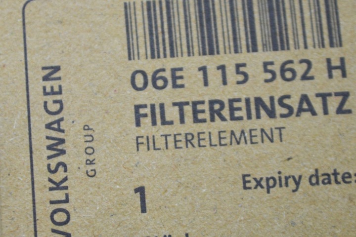 AUDI A6 C6 FILTRE HUILES 06E115562H 3.0 ESSENCE NEUF ORIGINAL