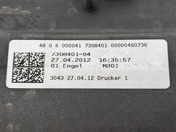 BMW F30 F31 SPORT LINE PARE-CHOCS AVANT A83 7299010
