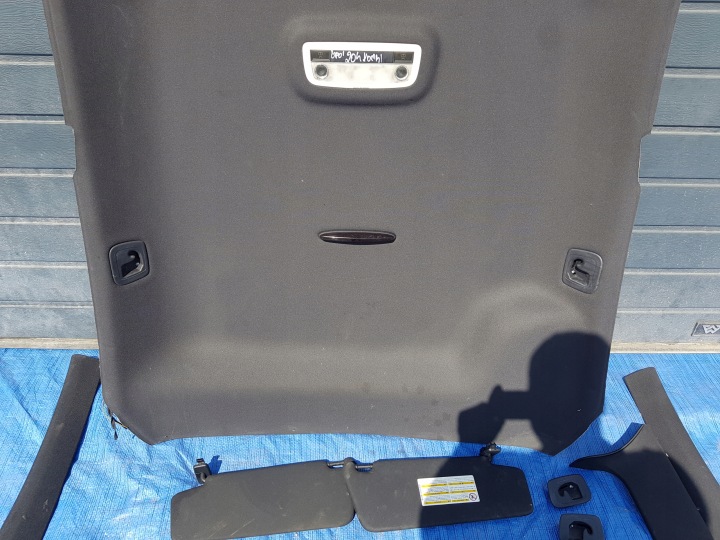 MERCEDES W204 UNIVERSEL AMG NOIRE PAVILLON PLAFOND ENSEMBLE