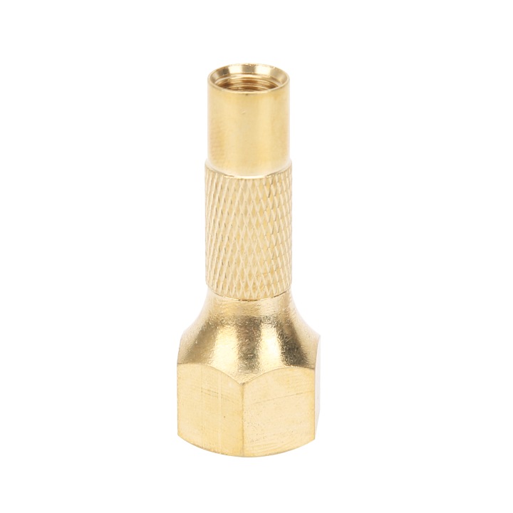 PNEUMATIQUES EN LAITON SOUPAPE POUR POMPE PNEUS 1/4CALA VIS INTÉRIEUR