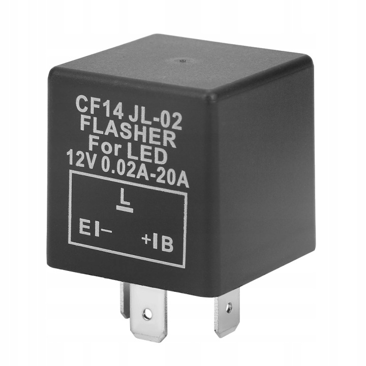 CF14 JL-02 3-PIN LED FLASHER RELAIS BYSKU VERS