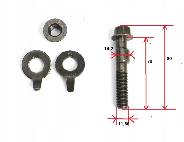 BOULONS RÉGLAGES ANGLE ROUES SUBARU FORESTER IMPREZA