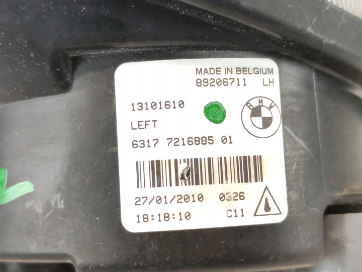 BMW 5 F10 F11 PHARES ANTIBROUILLARD ANTIBUÉE GAUCHE AVANT 89206711