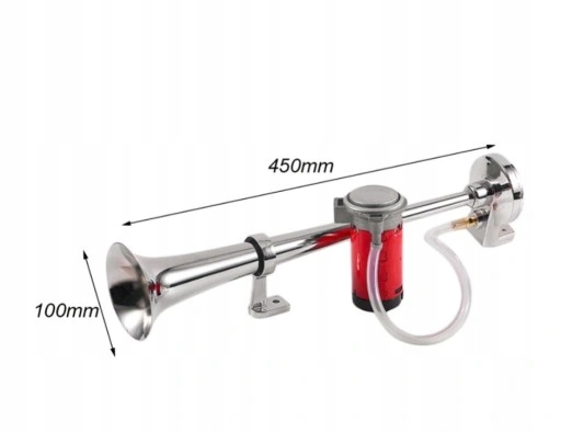 KLAXON TIR TROMPETTE COMPRESSEUR 12V HAUT-PARLEUR PNEUMATIQUE 150DB 17 ÉTRIERS