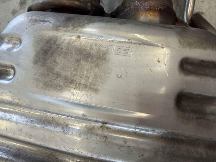 SILENCIEUX FINAL ÉCHAPPEMENT MERCEDES S63 W221 LIFT AMG LONG