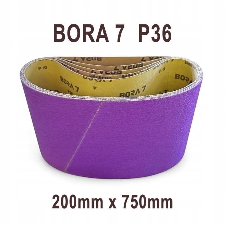 COURROIE SCIERNY BEZKONCOWY CÉRAMIQUE VERS CYKLINIARKI DEERFOS BORA 7 200X750 P36