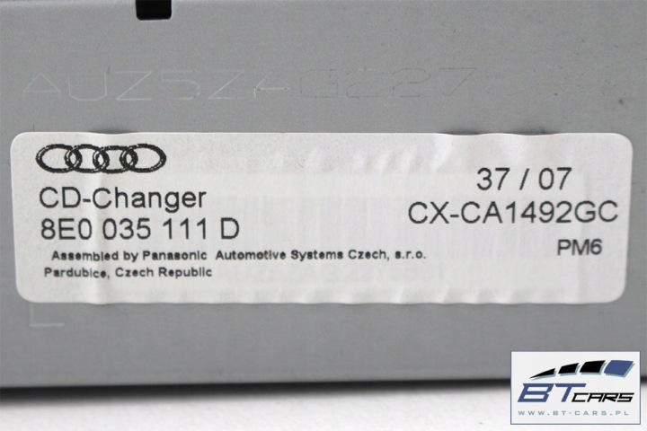AUDI A3 A4 TT CHANGEUR DISQUES CD 8E0035111D 8E0 035 111 D 8E0057111D 8E0035