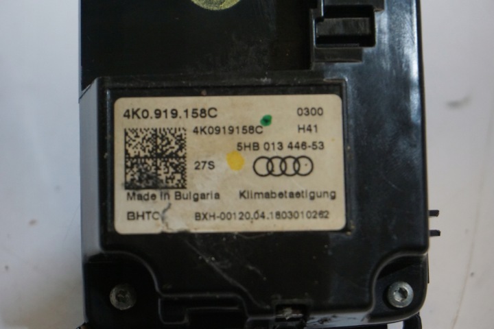 AUDI A7 C8 PANNEAU CLIMATISATION ARRIÈRE 4K0919158C