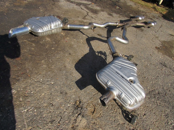 MERCEDES R W251 251 3.0 ÉCHAPPEMENT TUYAU SILENCIEUX COMPLET 2514909401 2514909301