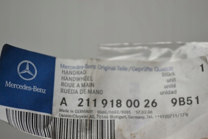 MERCEDES W203 W211 POIGNÉE ROTATIVE RÉGLAGES SIÈGES