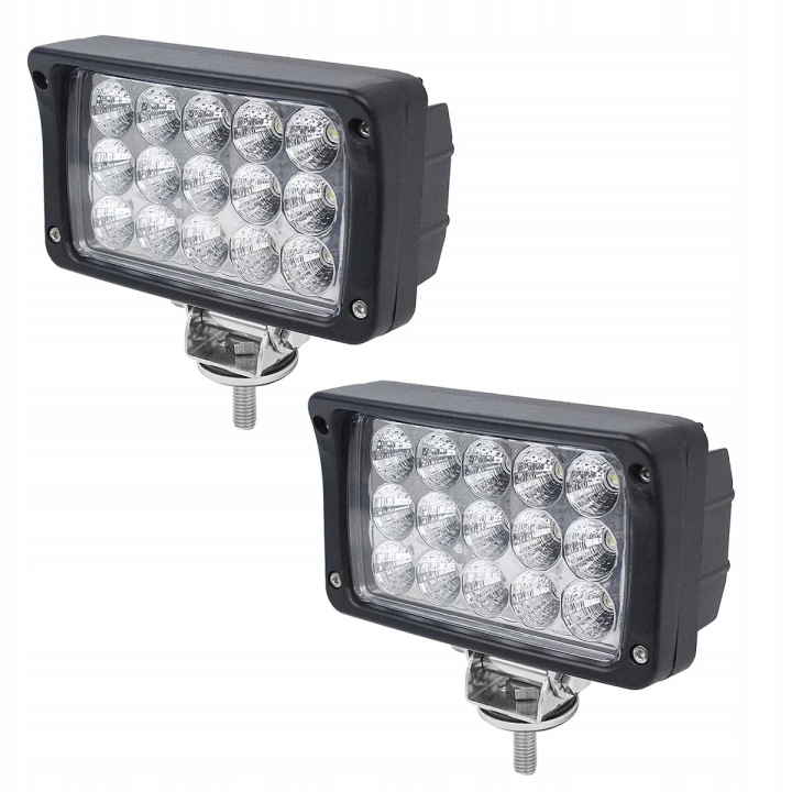 KIT 2XHALOGEN PHARE TRAVAILLÉ DOSWIETLENIE VIRAGES LED 45W 12V 24V 15LED