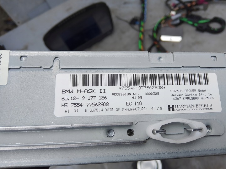 RADIO NAVIGATION ENSEMBLE BMW E90 E91 9177126
