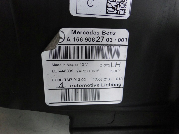MERCEDES GLS 166 X166 PHARE GAUCHE COMPLET LED ILS