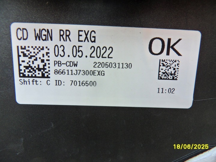 KIA CEED 3 III UNIVERSEL PARE-CHOCS ARRIÈRE PDC 86611J7300