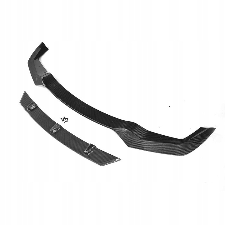 DOUBLURE PARE-CHOCS AVANT AVEC FIBRES CARBONE CARBONE SPLITTER VERS BMW SERII 2 F87 M2 COUPÉ 16-20