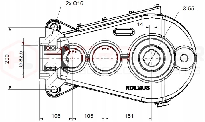TRANSMISSION KATOWO-WALCOWA PISTON FUMIER PMS(B)
