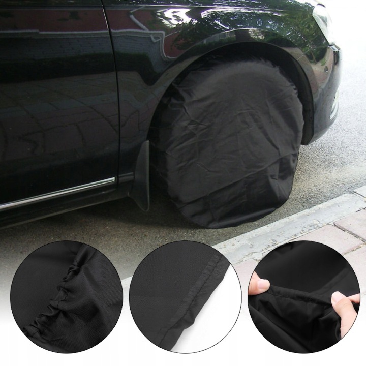 HOUSSE SUR KOLO VERS CAMPING-CAR PROTECTION NOIR 4 PIÈCES