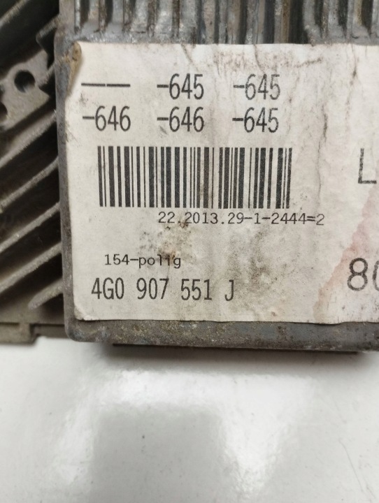 ORDINATEUR MOTEUR AUDI A6 C7 3.0 TFSI 4G0907551J