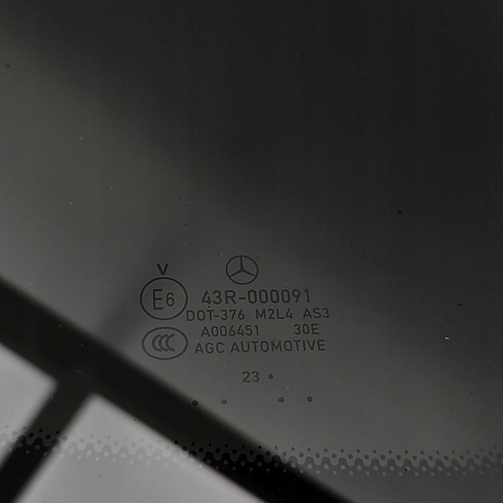 MERCEDES-BENZ GLE W167 2024 GAUCHE CÔTÉ VITRE CARROSSERIE ARRIÈRE