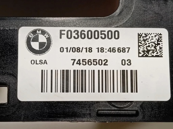 BMW 1 F20 F21 LIFT LCI PHARE ARRIÈRE DROITE NOIR LINE LED 7456502 F03600500