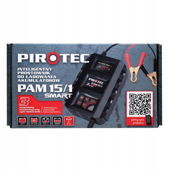 RECTIFICADOR MIKROPROCESOROWY PAM 15/1 SMART PIROTEC 